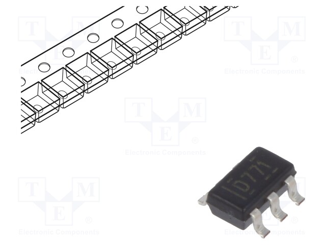 D/A converter; 12bit; Channels: 1; 2.7÷5.5V; SOT23-6; -40÷105°C