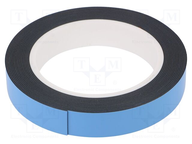 Tape: fixing; W: 19mm; L: 5m; Thk: 0.8mm; two-sided adhesive; acrylic