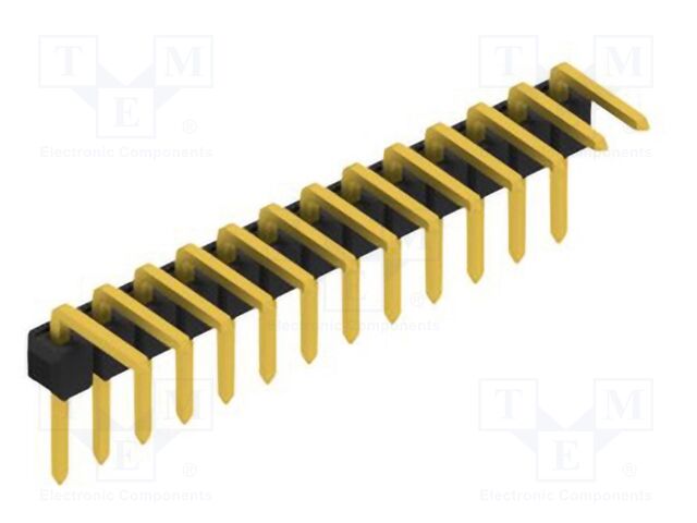 Connector: pin strips; pin header; male; PIN: 13; 2.54mm; THT; 1x13