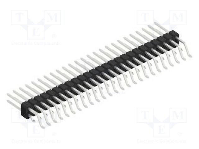 Connector: pin strips; pin header; male; PIN: 50; 2.54mm; SMT; 2x25