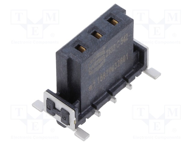 Connector: PCB to PCB; female; PIN: 3; 2.54mm; -55÷125°C; 20A; SMT