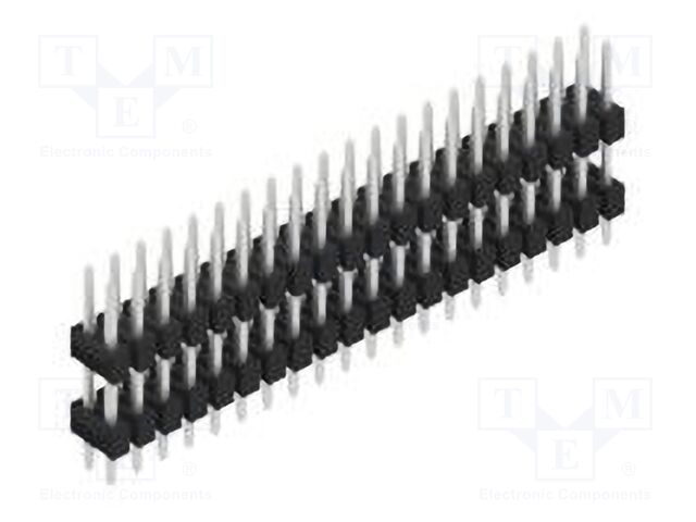Connector: pin strips; pin header; male; PIN: 40; 2.54mm; THT; 2x20