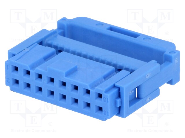 Plug; IDC; female; PIN: 16; IDC; for ribbon cable; 1.27mm