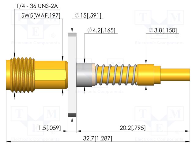 Test needle