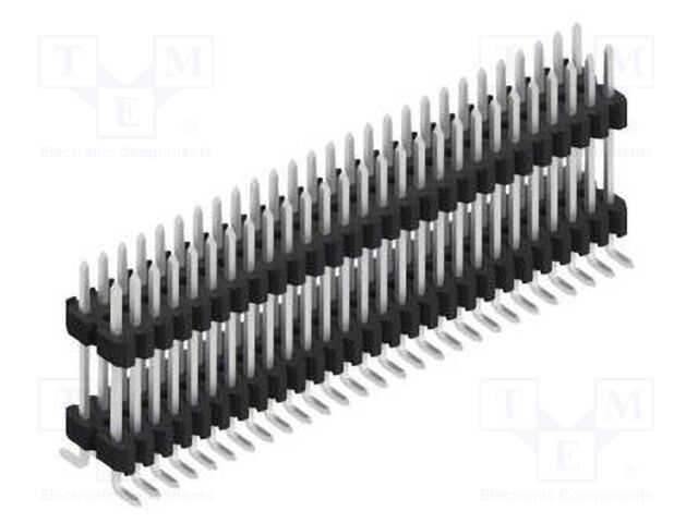 Connector: pin strips; pin header; male; PIN: 54; 1.27mm; SMT; 2x27