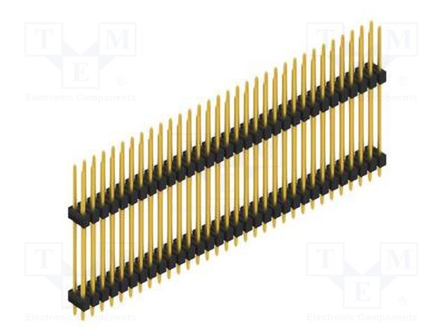 Connector: pin strips; pin header; male; PIN: 64; 2.54mm; THT; 2x32