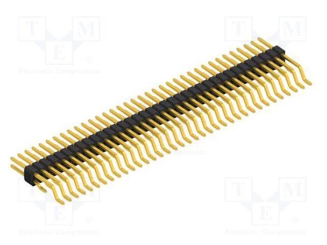 Connector: pin strips; pin header; male; PIN: 72; 1.27mm; SMT; 2x36