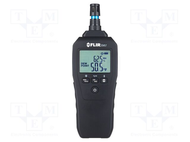 Thermo-hygrometer; LCD; -20÷60°C; Accur.(IR): ±0.05°C; 0÷100%RH