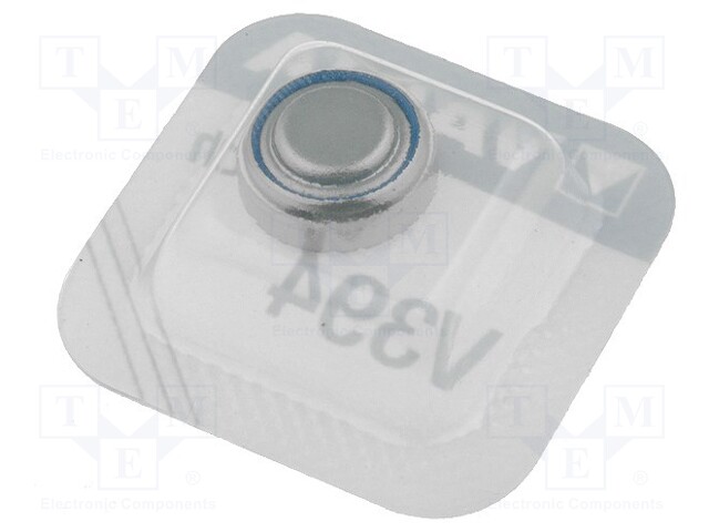 Battery: silver; 1.55V; SR45,coin; Batt.no: 1; Ø9.5x3.6mm; 56mAh