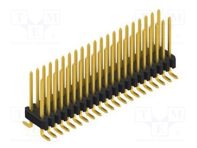 Connector: pin strips; pin header; male; PIN: 42; 1.27mm; SMT; 2x21