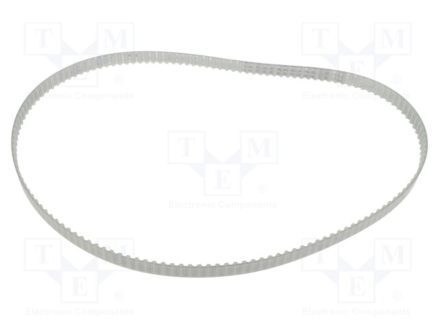 Timing belt; T5; W: 10mm; H: 2.2mm; Lw: 725mm; Tooth height: 1.2mm