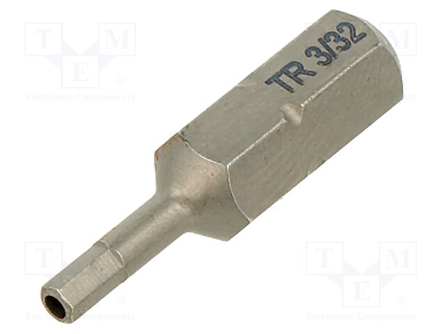 Screwdriver bit; Allen hex key with protection; TR 3/32"