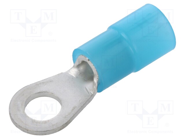 Ring terminal; M4; Ø: 4.3mm; 1÷2.5mm2; crimped; for cable; tinned