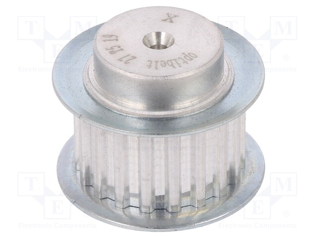 Belt pulley; T5; W: 16mm; whell width: 27mm; Ø: 29.4mm; aluminium