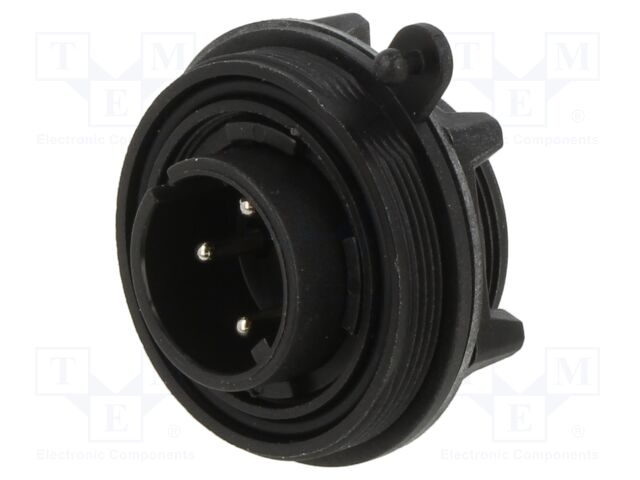 Connector: circular; socket; male; PIN: 4; 10A; 277V; IP68,IP69K