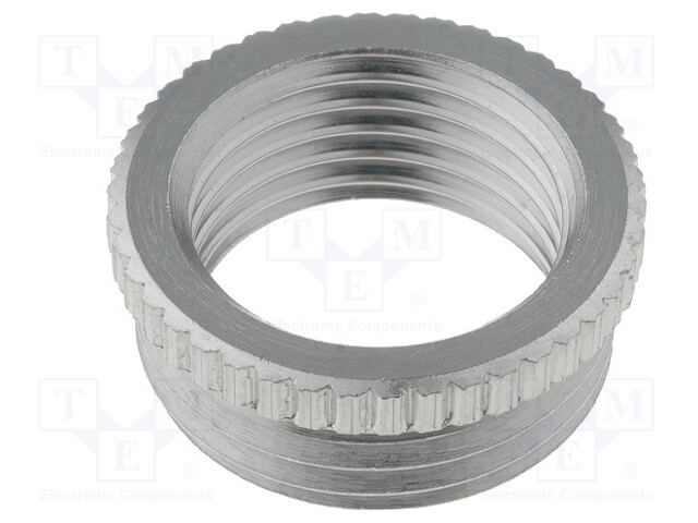 Reduction of threads for glands; Int.thread: PG9; brass; nickel