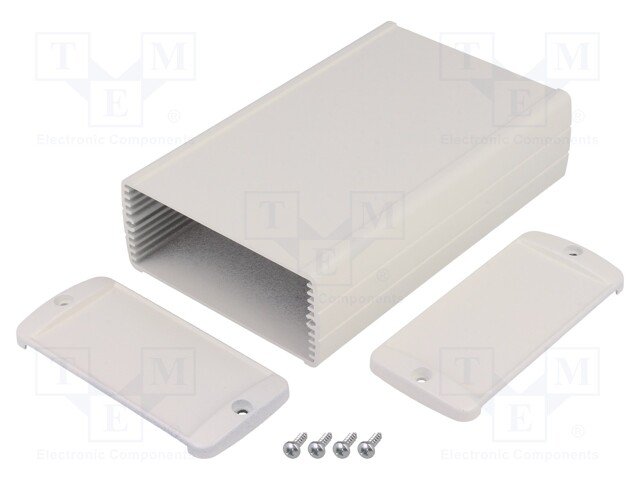 Enclosure: multipurpose; TEKAM; X: 85mm; Y: 145mm; Z: 37mm; aluminium