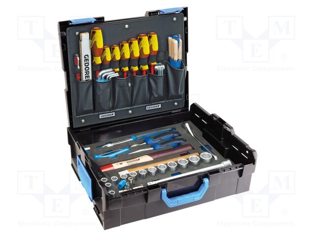 Kit: general purpose; toolbox,case; 58pcs.