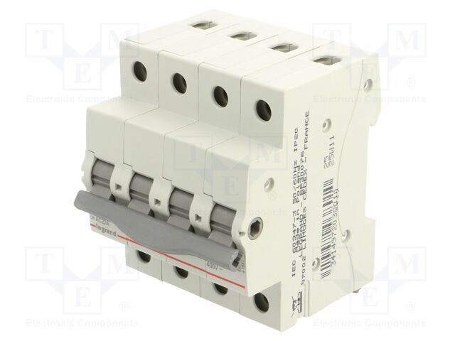 Switch-disconnector; Poles: 4; for DIN rail mounting; 40A; 400VAC