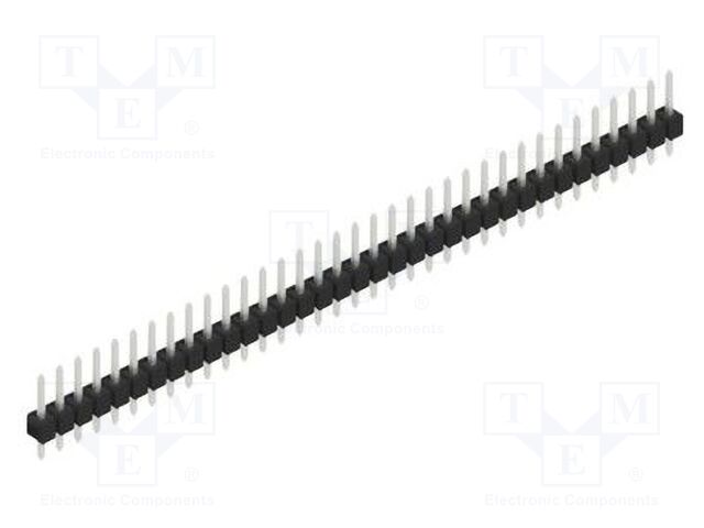 Connector: pin strips; pin header; male; PIN: 35; 2.54mm; THT; 1x35