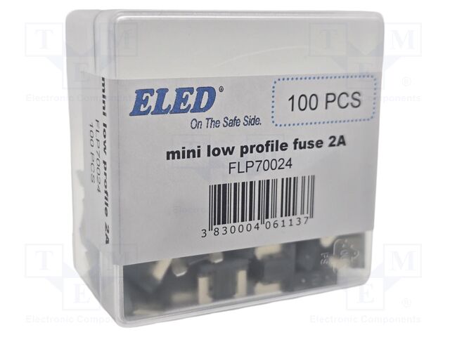 Fuse: fuse; 2A; 58VDC; automotive; 10.9mm; 10.9x3.8x8.73mm