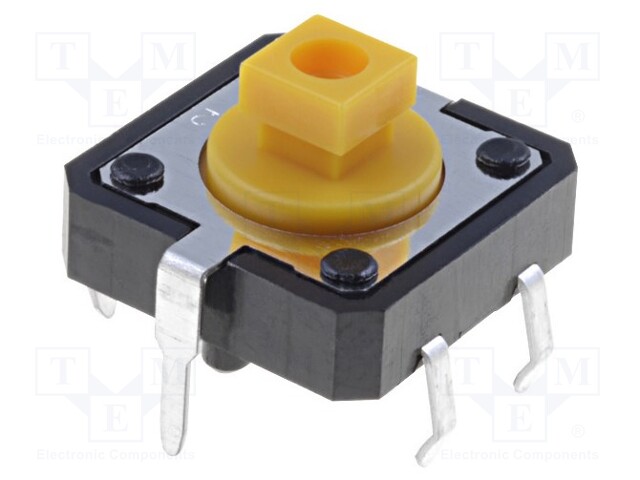 Microswitch TACT; SPST-NO; Pos: 2; 0.05A/24VDC; THT; none; 2.55N