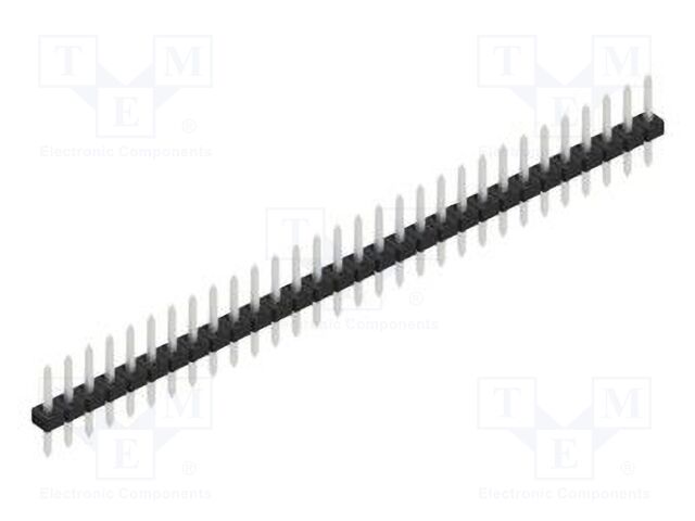 Connector: pin strips; pin header; male; PIN: 30; 2mm; THT; 1x30