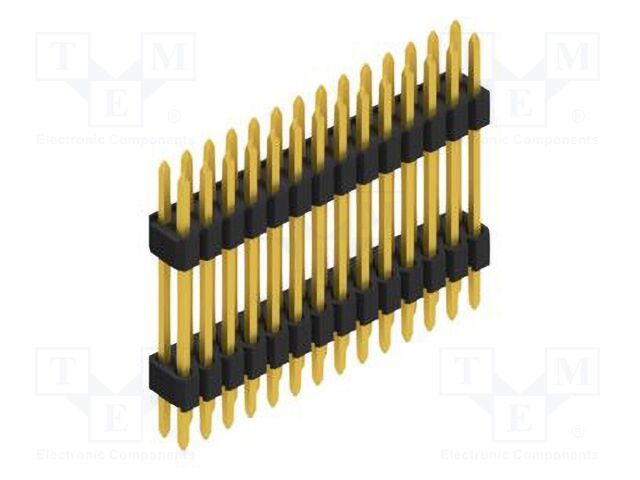 Connector: pin strips; pin header; male; PIN: 28; 1.27mm; THT; 2x14