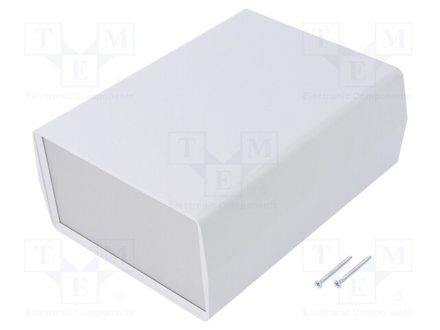 Enclosure: with panel; PCB is fastened in guides; EURO 93; ABS