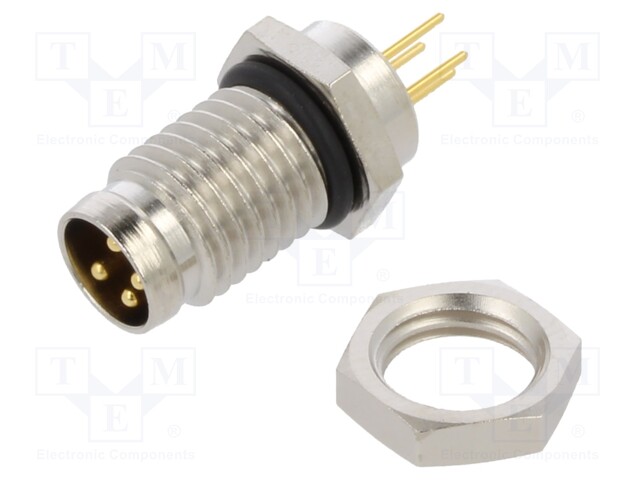 Socket; circular; PIN: 4; male; A code-DeviceNet / CANopen; IP67