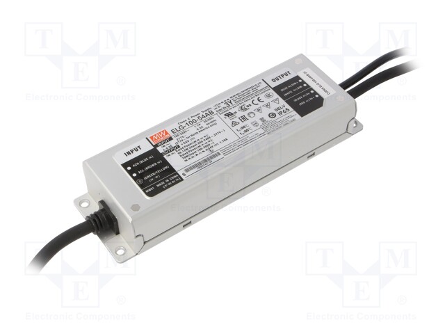 Power supply: switched-mode; LED; 96.12W; 54VDC; 48.6÷59.4VDC