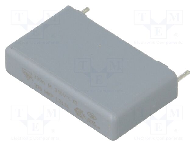 Capacitor: polypropylene; 330nF; 630VDC; 22.5mm; ±20%