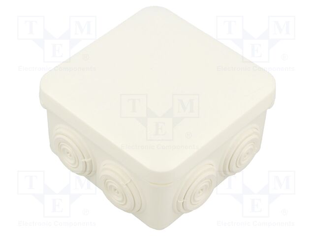 Enclosure: junction box; X: 94mm; Y: 52mm; Z: 94mm; plastic; IP55