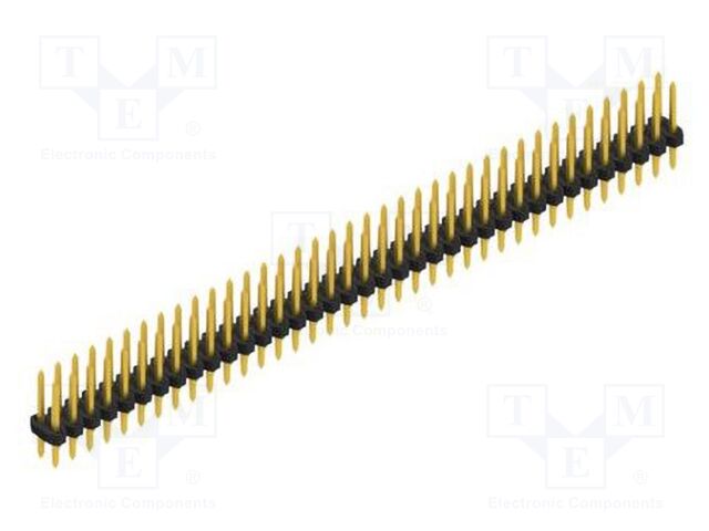 Connector: pin strips; pin header; male; PIN: 74; 2mm; THT; 2x37