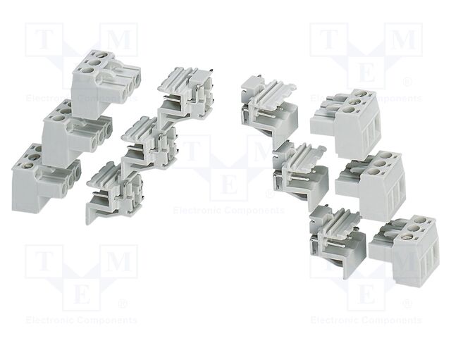 PCB headers, color: light grey, number of positions: 3, pitc