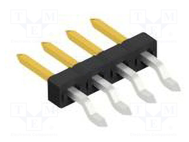 Connector: pin strips; pin header; male; PIN: 4; 2mm; SMT; 1x4; 100V
