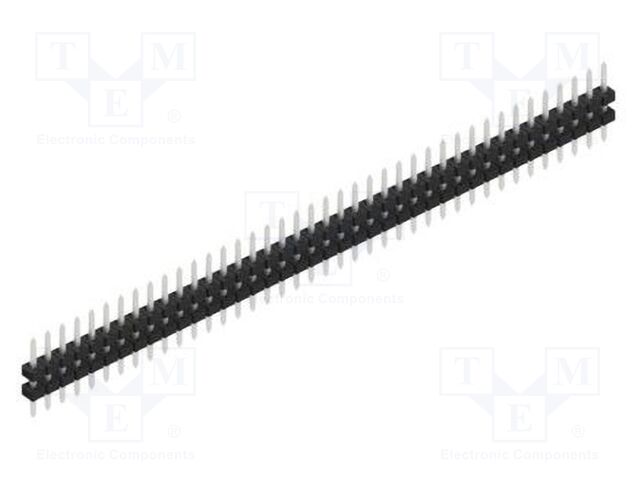 Connector: pin strips; pin header; male; PIN: 40; 2mm; THT; 1x40