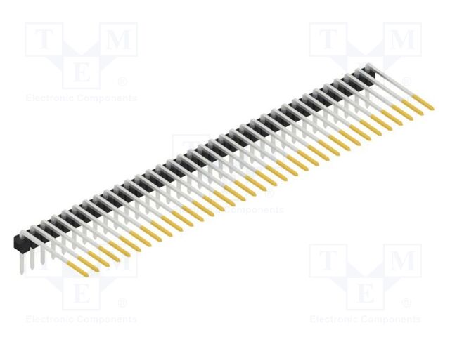 Connector: pin strips; pin header; male; PIN: 34; 2.54mm; THT; 1x34