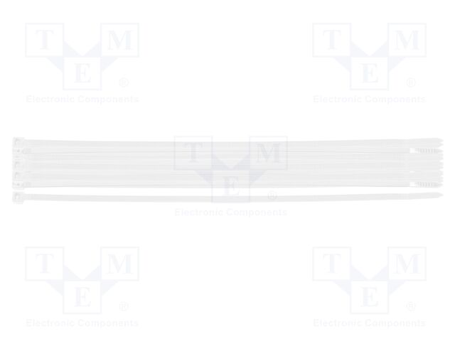 Cable tie; L: 300mm; W: 4.8mm; natural; 20pcs; EXTREME