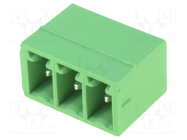 Pluggable terminal block; 3.81mm; ways: 3; straight; socket; male