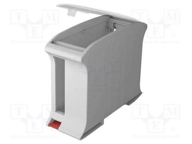 Enclosure: for DIN rail mounting; ABS