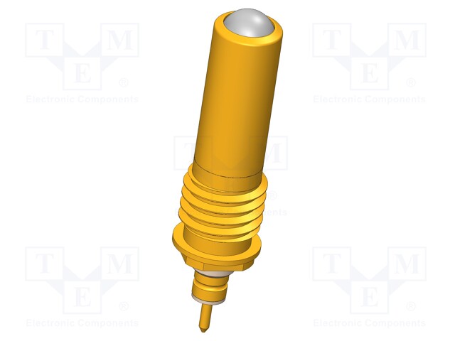 Test needle; Maksimum spring compression: 1mm; 10A; Ø: 4mm; 1.5N