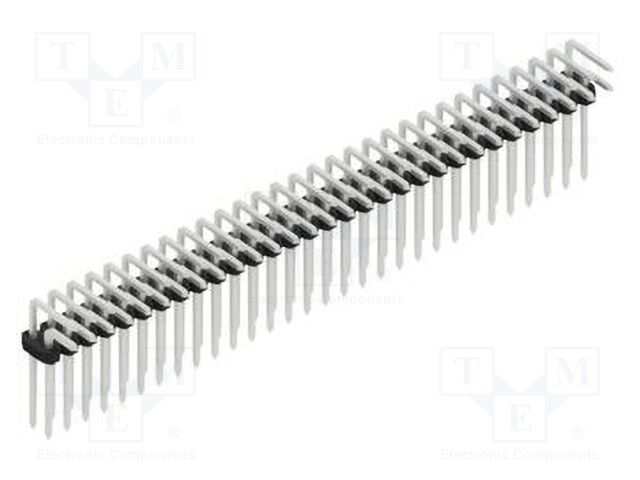 Connector: pin strips; pin header; male; PIN: 60; 2mm; THT; 2x30