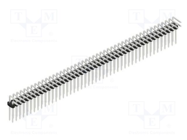 Connector: pin strips; pin header; male; PIN: 92; 2mm; THT; 2x46
