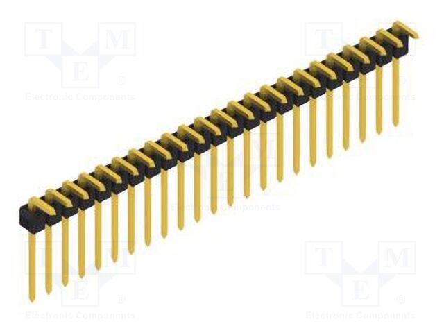 Connector: pin strips; pin header; male; PIN: 23; 2.54mm; THT; 1x23