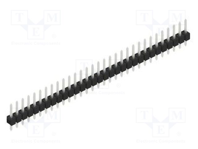 Connector: pin strips; pin header; male; PIN: 31; 2.54mm; THT; 1x31