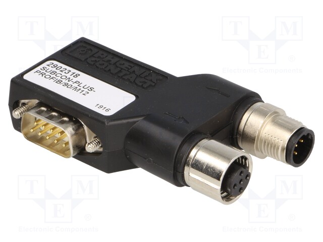 D-Sub; PIN: 9; Profibus; angled 90°; Enclos.mat: polyamide