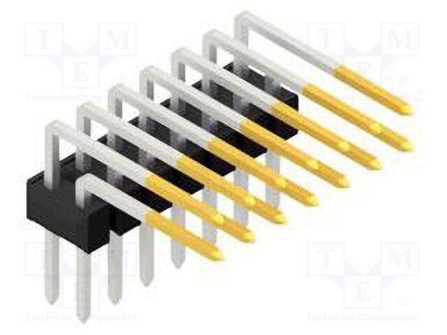 Connector: pin strips; pin header; male; PIN: 14; 2.54mm; THT; 2x7