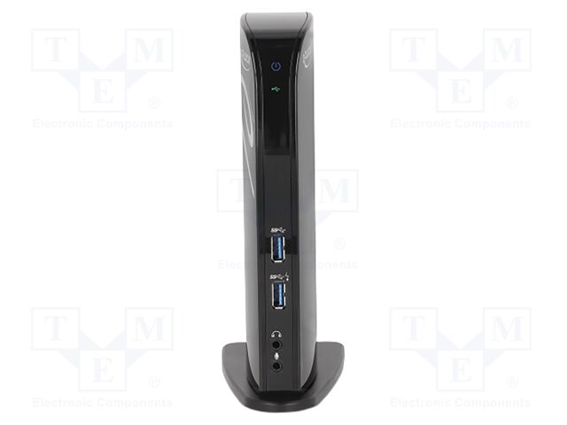 Hub USB; USB 3.2 Gen 1,with switch; LED status indicator; black