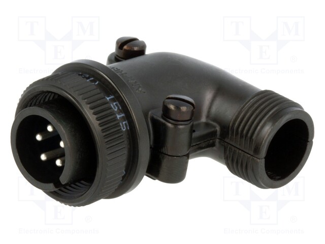 Connector: circular; Series: 97; plug; male; PIN: 5; silver plated